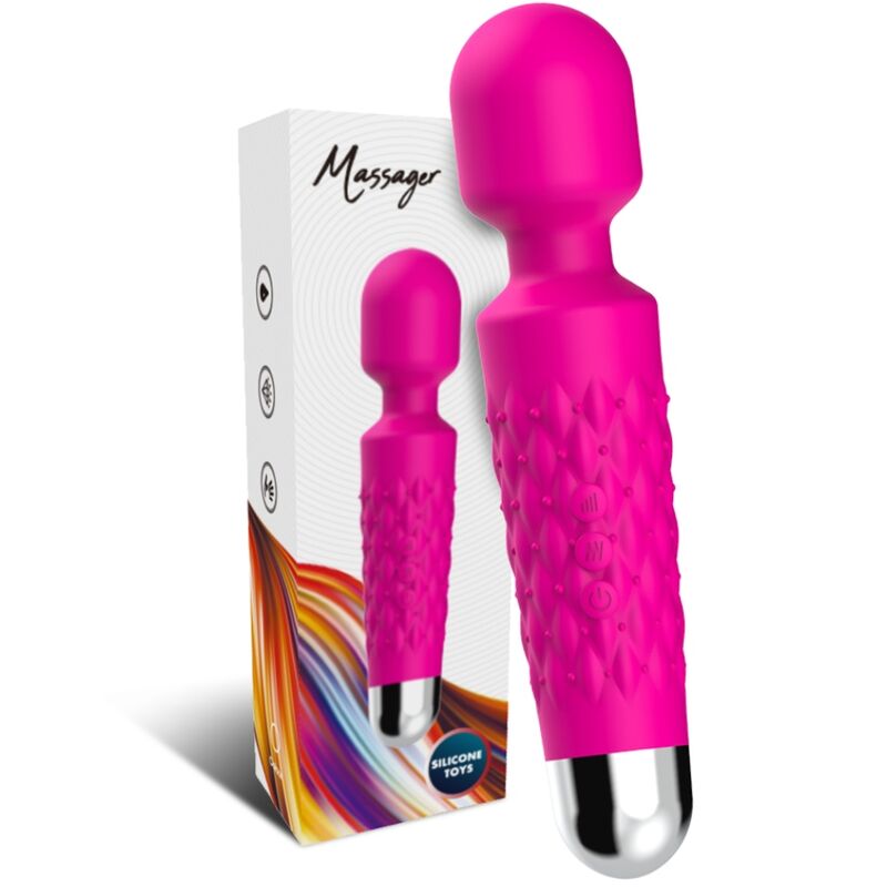 ARMONY - POSTMAN MASSAGER & VIBRATOR SUPER FLEXIBLE HEAD FUCHSIA - Kink&Play