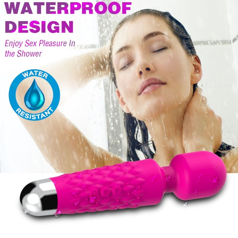 ARMONY - POSTMAN MASSAGER & VIBRATOR SUPER FLEXIBLE HEAD FUCHSIA - Kink&Play