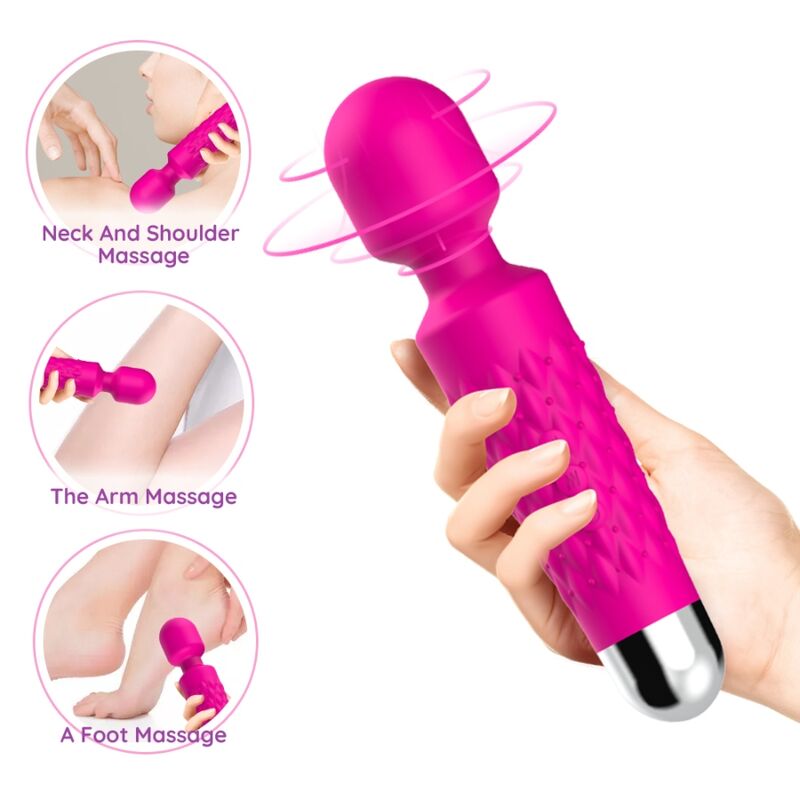 ARMONY - POSTMAN MASSAGER & VIBRATOR SUPER FLEXIBLE HEAD FUCHSIA - Kink&Play
