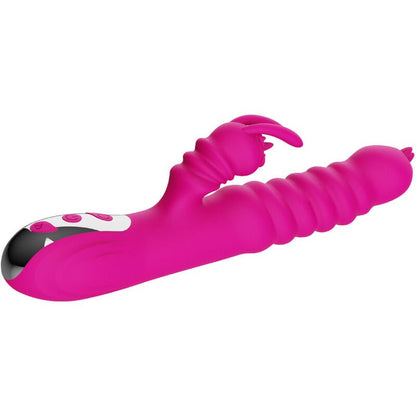 ARMONY - RABBIT DOUBLE TONGUE MULTIFUNCTION VIBRATOR FUCHSIA HEAT EFFECT - Kink&Play