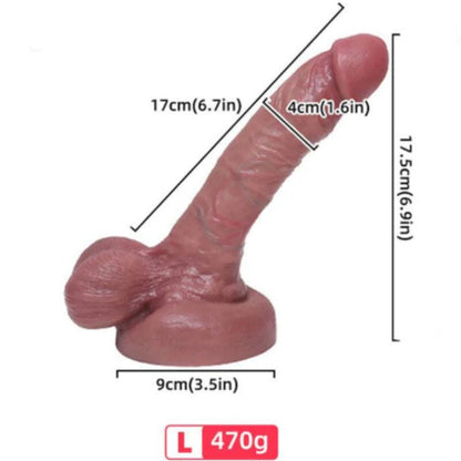 ARMONY - REALISTIC LIQUID SILICONE DILDO 17 CM - Kink&Play