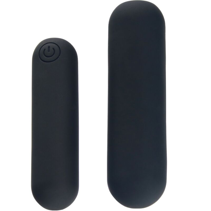 ARMONY - SPLASH HAHA VIBRATOR BULLET SILICONE 10 VIBRATIONS 75 X 19 CM BLACK - Kink&Play