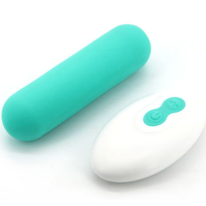ARMONY - SPLASH JOIE VIBRATOR BULLET SILICONE REMOTE CONTROL 10 VIBRATIONS 75 X 19 CM GREEN - Kink&Play