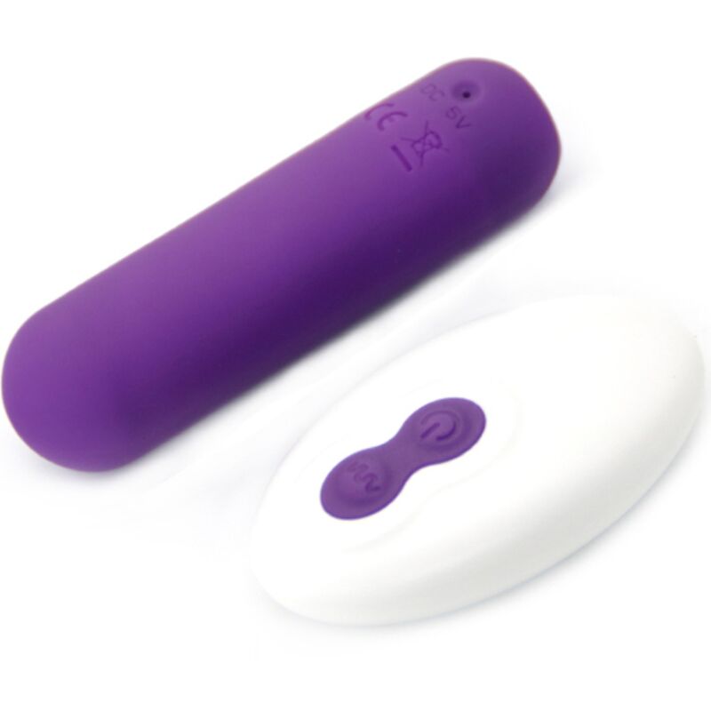 ARMONY - SPLASH JOIE VIBRATOR BULLET SILICONE REMOTE CONTROL 10 VIBRATIONS 75 X 19 CM PURPLE - Kink&Play