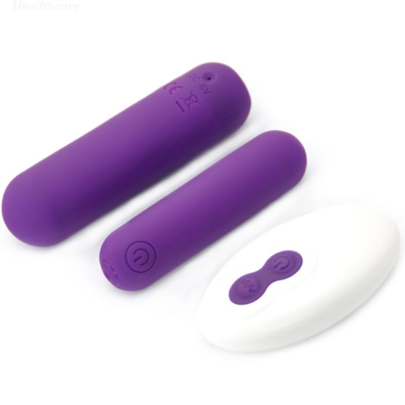 ARMONY - SPLASH JOLINE VIBRATOR BULLET SILICONE REMOTE CONTROL 10 VIBRATIONS 6.5 X 1.5 CM PURPLE - Kink&Play