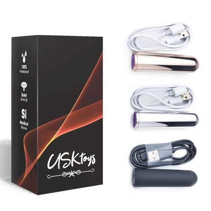 ARMONY - VIBRATOR BULLET SILVER 2.1 CM X 7.9 CM - Kink&Play