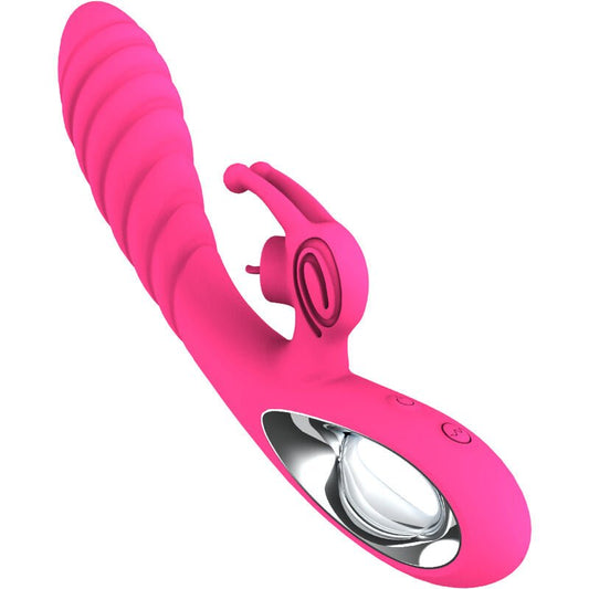 ARMONY - VICKY RABBIT VIBRATOR WITH FUCHSIA PULL RING TONGUE - Kink&Play