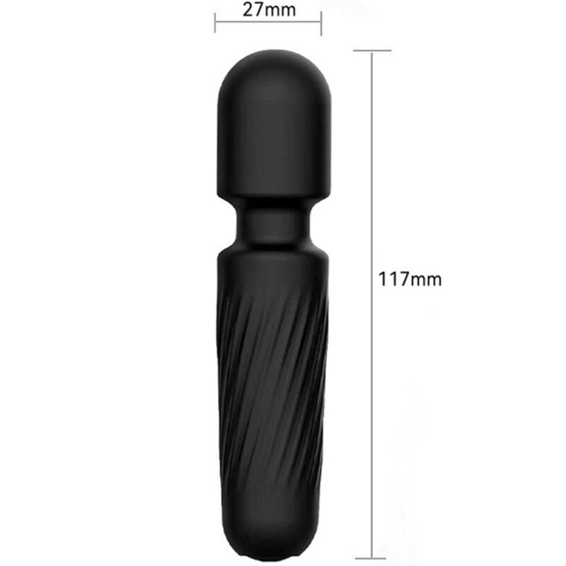 ARMONY - YOUR MAGIC MASSAGER & VIBRATOR RECHARGEABLE 10 VIBRATIONS BLACK - Kink&Play