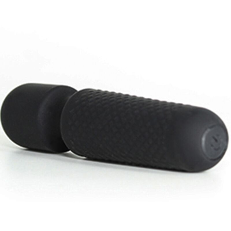 ARMONY - YOUR MAGIC MASSAGER & VIBRATOR RECHARGEABLE 10 VIBRATIONS WAND DOTS BLACK - Kink&Play