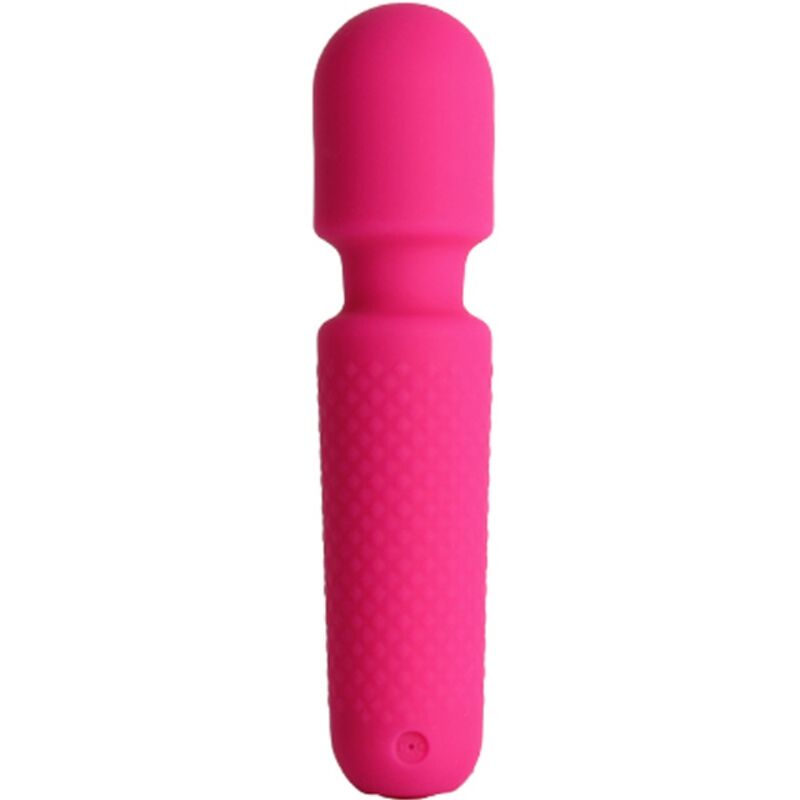 ARMONY - YOUR MAGIC MASSAGER & VIBRATOR RECHARGEABLE 10 VIBRATIONS WAND DOTS PINK - Kink&Play