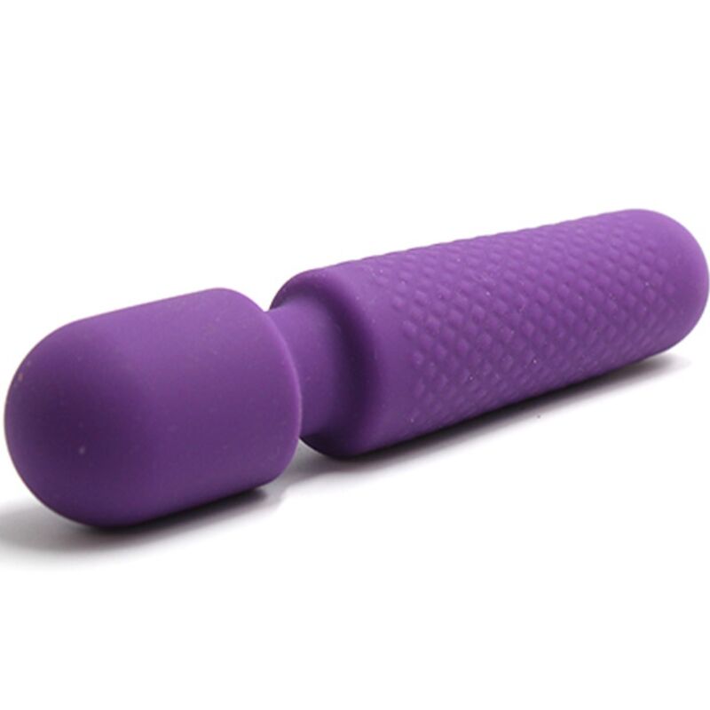 ARMONY - YOUR MAGIC MASSAGER & VIBRATOR RECHARGEABLE 10 VIBRATIONS WAND DOTS PURPLE - Kink&Play