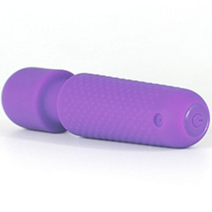 ARMONY - YOUR MAGIC MASSAGER & VIBRATOR RECHARGEABLE 10 VIBRATIONS WAND DOTS PURPLE - Kink&Play