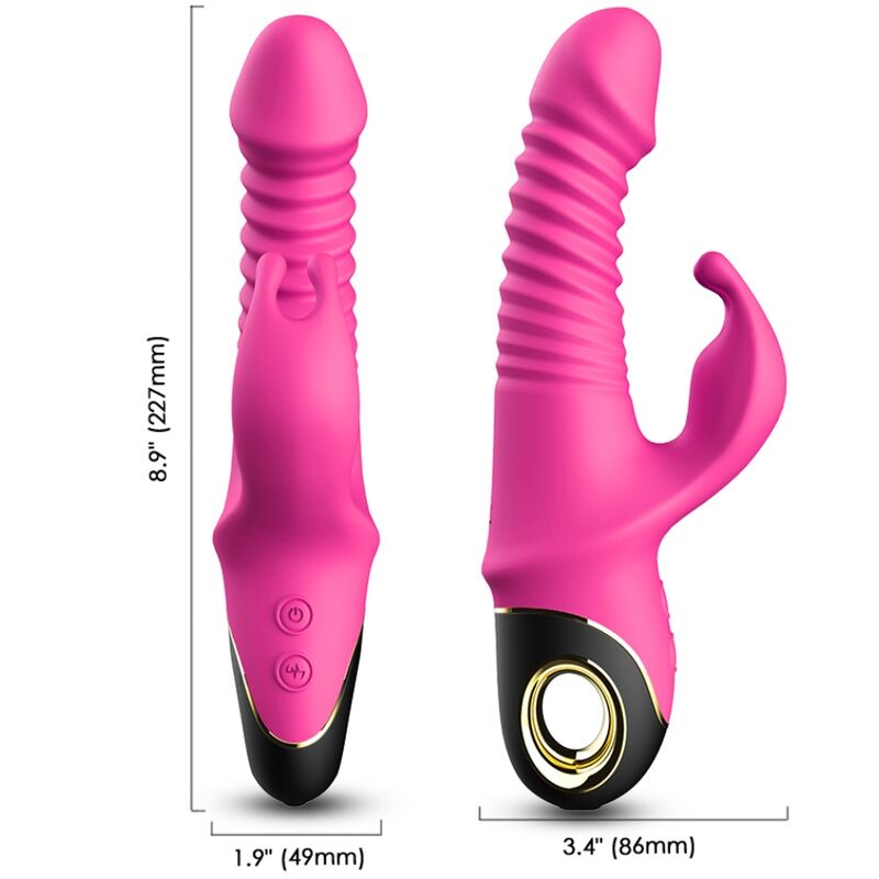 ARMONY - ZING DILDO VIBRATOR RABBIT FUCHSIA - Kink&Play