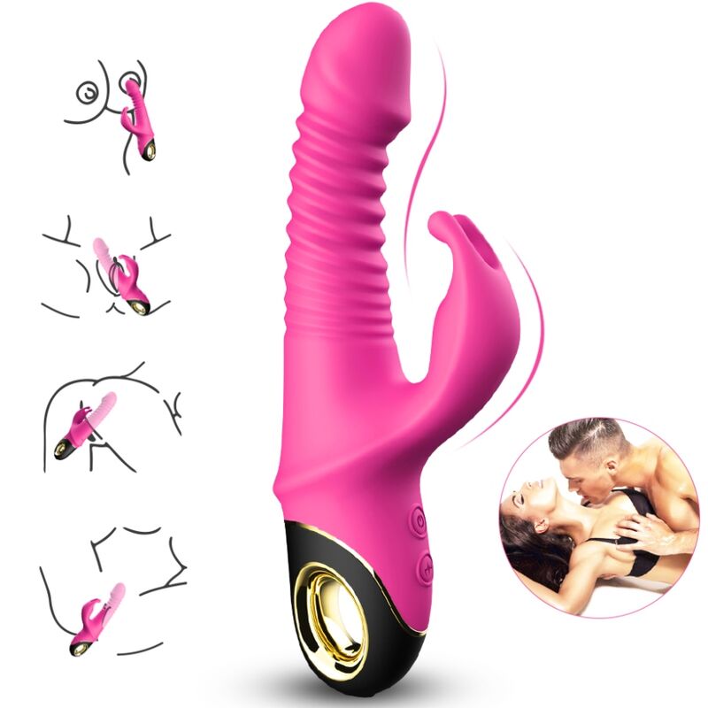 ARMONY - ZING DILDO VIBRATOR RABBIT FUCHSIA - Kink&Play