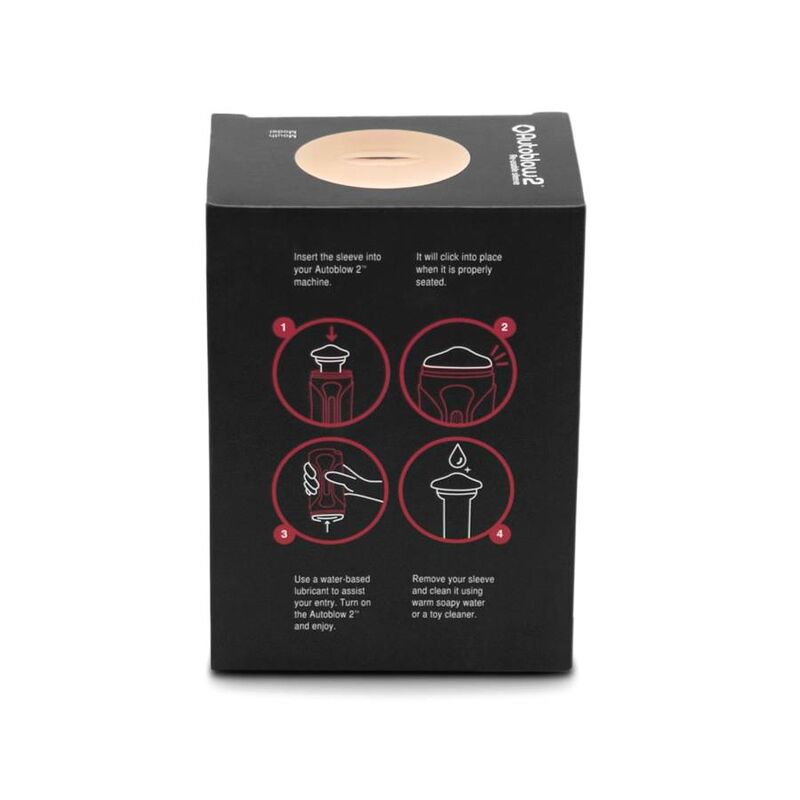 AUTOBLOW - 2+ MOUTH SLEEVE SIZE A - Kink&Play