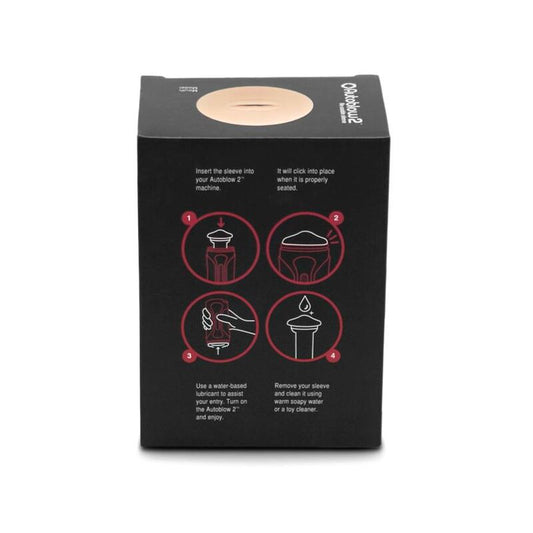 AUTOBLOW - 2+ MOUTH SLEEVE SIZE B - Kink&Play