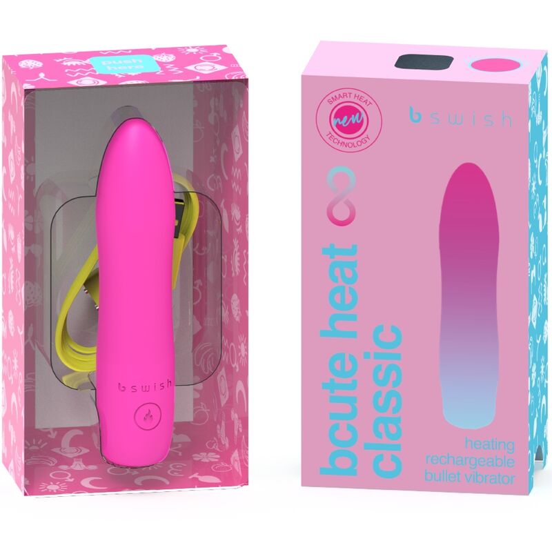 B SWISH - BCUTE INFINITE HEAT CLASSIC HEATABLE VIBRATOR PINK - Kink&Play