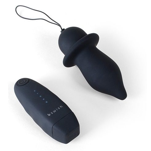 B SWISH - BFILLED CLASSIC VIBRATING PLUG BLACK - Kink&Play