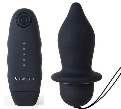 B SWISH - BFILLED CLASSIC VIBRATING PLUG BLACK - Kink&Play
