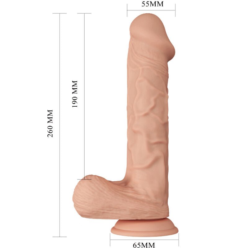 BAILE - BEAUTIFUL ENCOUNTER BERGRISI FLEXIBLE REALISTIC DILDO 26 CM NATURAL - Kink&Play