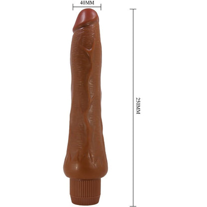 BAILE - DRYAD REALISTIC VIBRATOR 25 CM MULATTO - Kink&Play