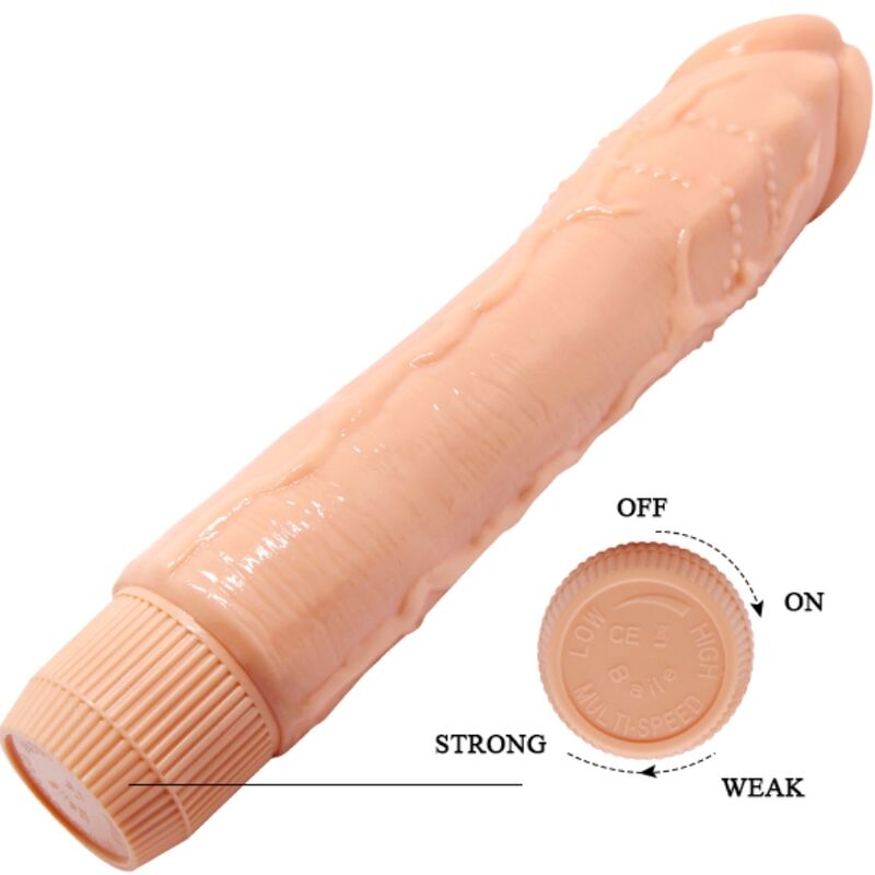 BAILE - DYBBUK REALISTIC VIBRATOR 24 CM FLESH - Kink&Play