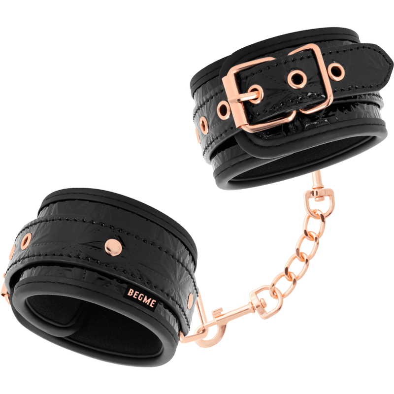 BEGME - BLACK EDITION PREMIUM ANKLE CUFFS WITH NEOPRENE LINING - Kink&Play