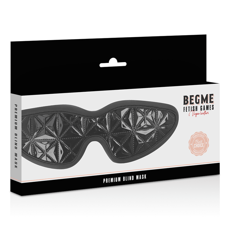 BEGME - BLACK EDITION PREMIUM BLIND MASK WITH NEOPRENE LINING - Kink&Play