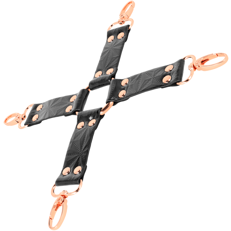 BEGME - BLACK EDITION VEGAN LEATHER HOG TIE - Kink&Play
