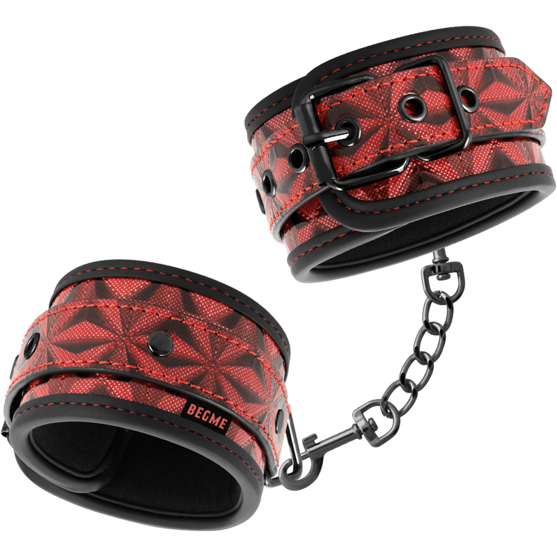 BEGME - RED EDITION PREMIUM ANKLE CUFFS WITH NEOPRENE LINING - Kink&Play