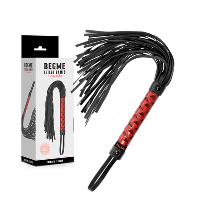 BEGME - RED EDITION VEGAN LEATHER FLOGGER - Kink&Play