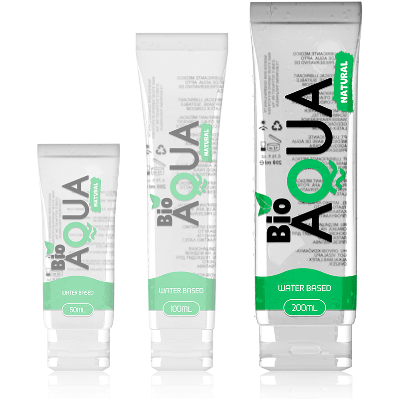 BIOAQUA - LUBRICANT NATURAL INGREDIENTS WATER BASED 200 ML - Kink&Play