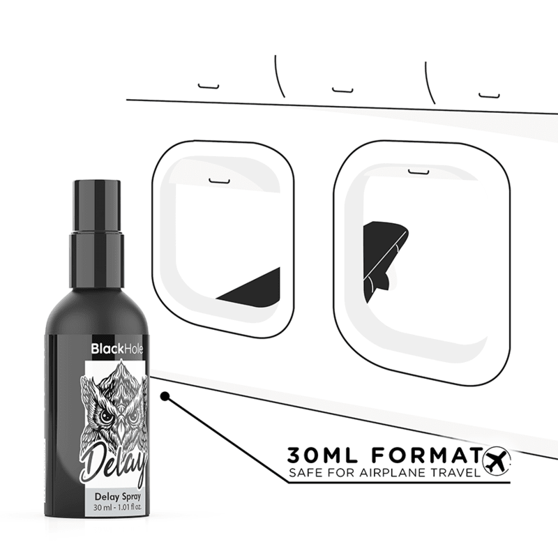 BLACK HOLE - DELAY SPRAY STUDY FORTE 30 ML - Kink&Play