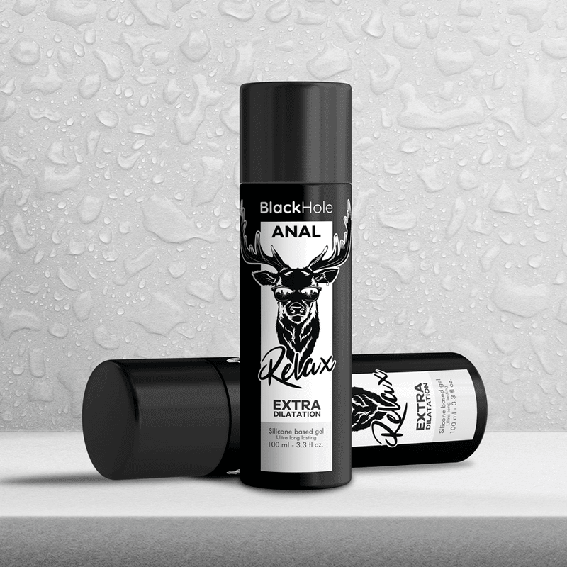 BLACK HOLE - GEL SILICONE BASE ANAL DILATION 100 ML - Kink&Play