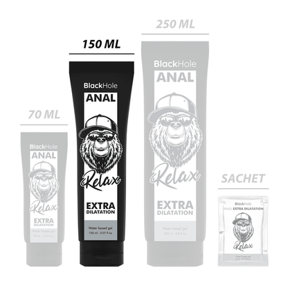 BLACK HOLE - WATER BASE GEL ANAL DILATION 150 ML - Kink&Play