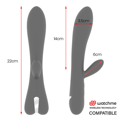 BRILLY GLAM - ERIK VIBRATOR WATCHME WIRELESS TECHNOLOGY COMPATIBLE - Kink&Play