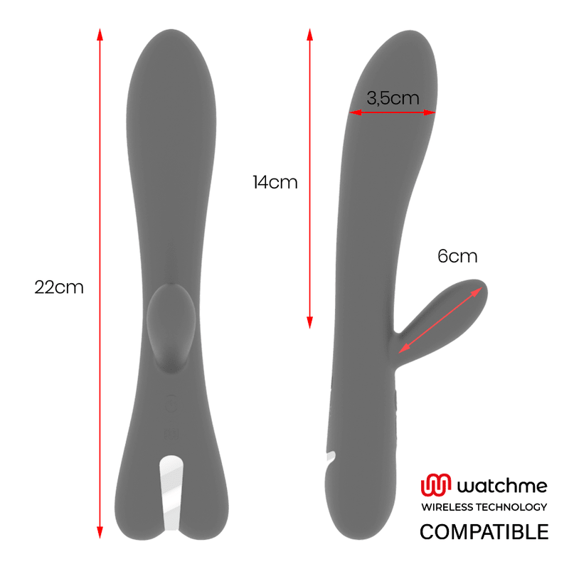 BRILLY GLAM - ERIK VIBRATOR WATCHME WIRELESS TECHNOLOGY COMPATIBLE - Kink&Play