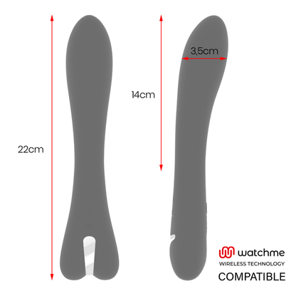 BRILLY GLAM - RYAN VIBRATOR WATCHME WIRELESS TECHNOLOGY COMPATIBLE - Kink&Play
