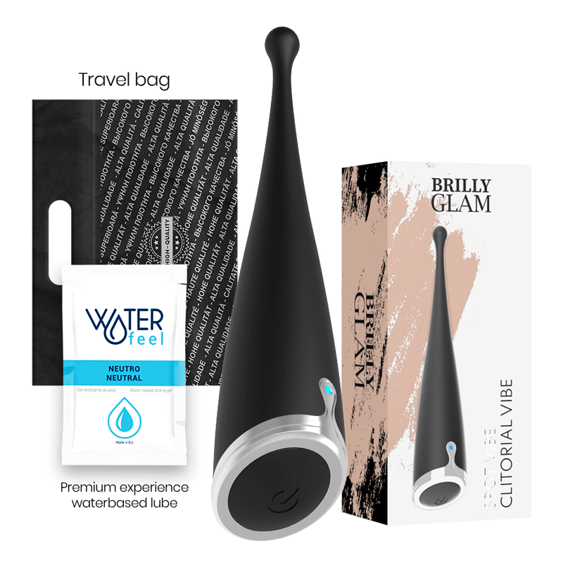 BRILLY GLAM - SPOT VIBE CLITORIAL BLACK - Kink&Play