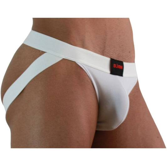 BURN - 007 JOCK LYCRA WHITE S - Kink&Play