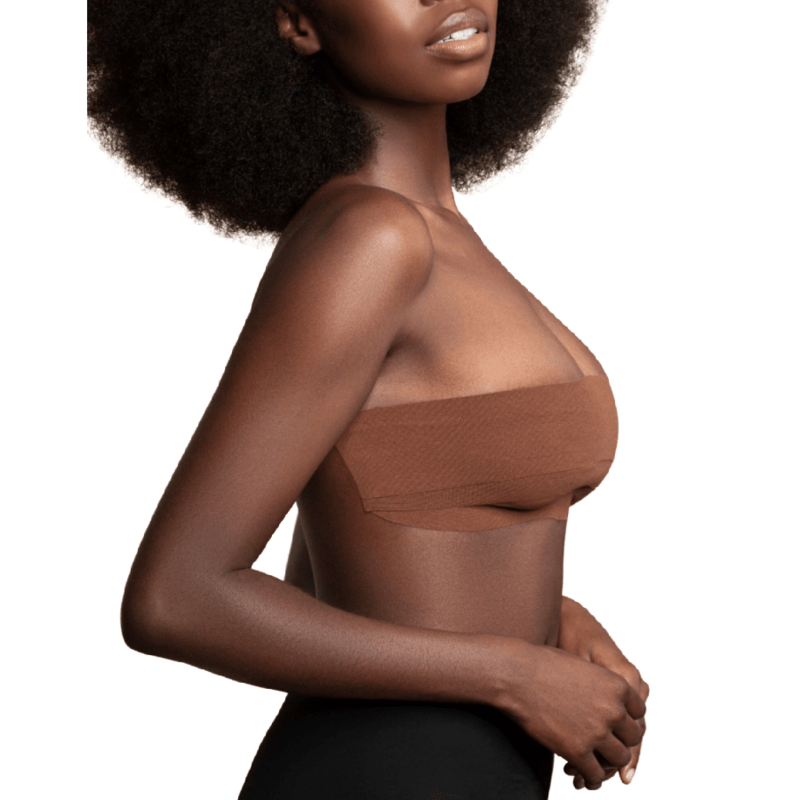 BYE - BRA - BODY TAPE 5 M X 6.5 CM + 3 PAIRS OF NIPPLE COVERS BROWN - Kink&Play