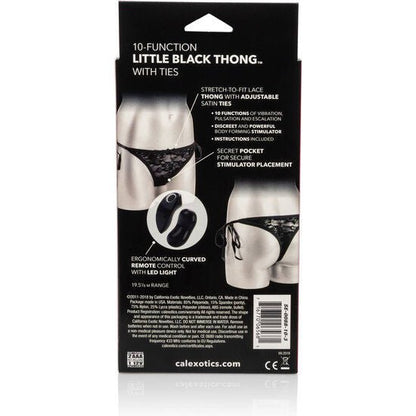 CALEXOTICS - 10 FUNCTION THONG WITH TIES - Kink&Play