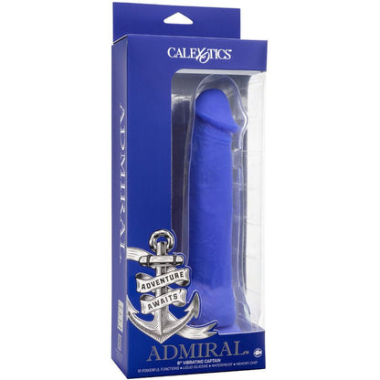 CALEXOTICS - ADMIRAL CAPTAIN REALISTIC DILDO VIBRATOR BLUE - Kink&Play