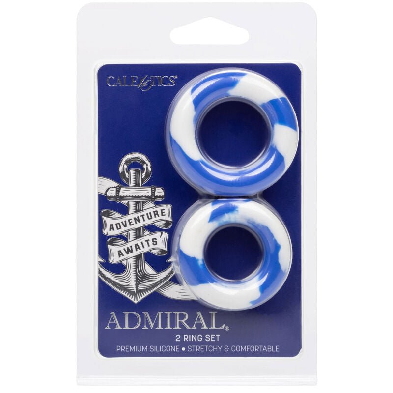 CALEXOTICS - ADMIRAL SET 2 PENIS RINGS - Kink&Play