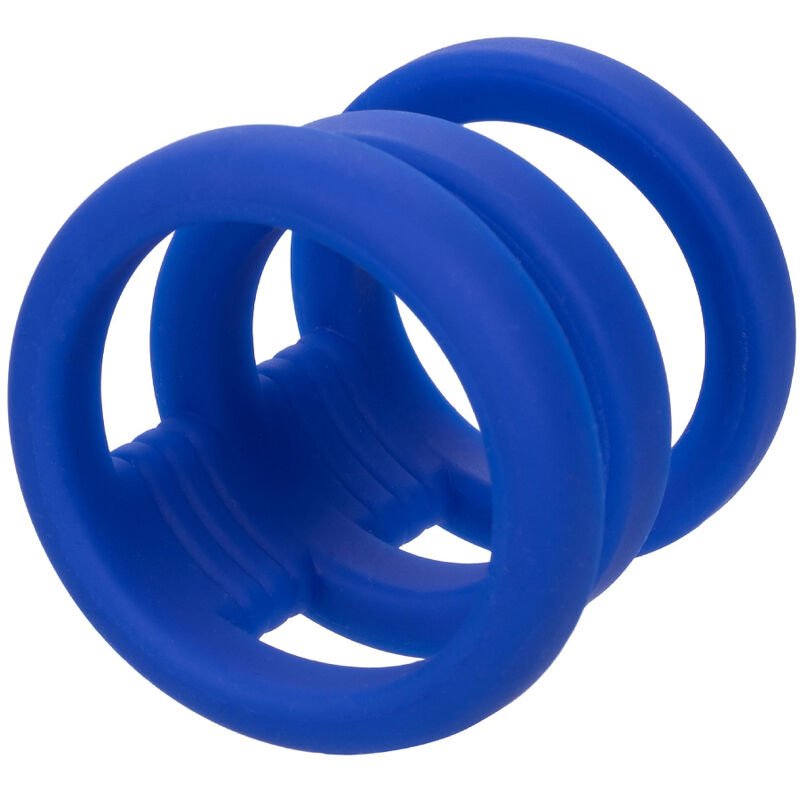 CALEXOTICS - ADMIRAL TRIPLE COCK CAGE BLUE - Kink&Play
