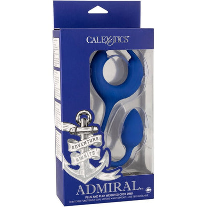 CALEXOTICS - ADMIRAL WEIGHTED COCK RING BLUE - Kink&Play