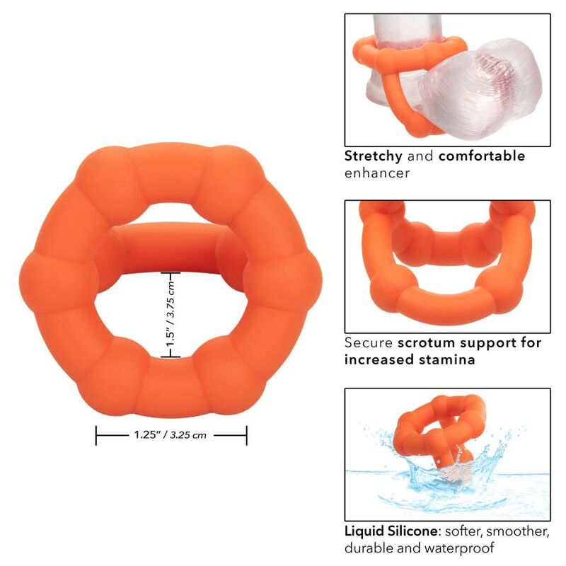 CALEXOTICS - ALPHA ALL STAR RING ORANGE - Kink&Play