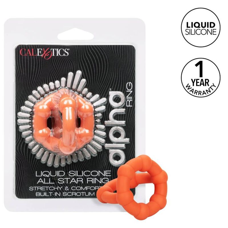 CALEXOTICS - ALPHA ALL STAR RING ORANGE - Kink&Play