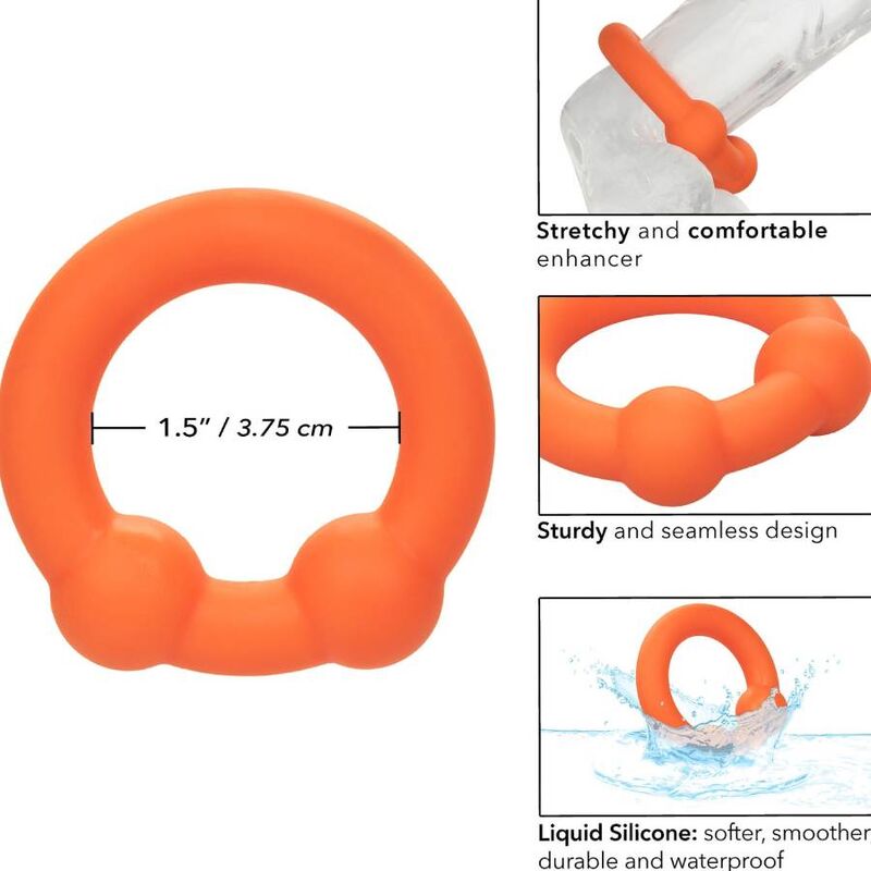CALEXOTICS - ALPHA DUAL BALL RING ORANGE - Kink&Play