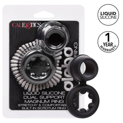 CALEXOTICS - ALPHA DUAL MAGNUM RING BLACK - Kink&Play